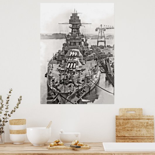 USS Arizona Poster (Küche)