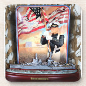 USS Arizona Tribute Getränkeuntersetzer (Vorderseite)