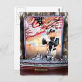 USS Arizona Tribute Postkarte (Vorne/Hinten)