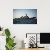 USS Arleigh Burke (DDG 51) Poster (Heimbüro)