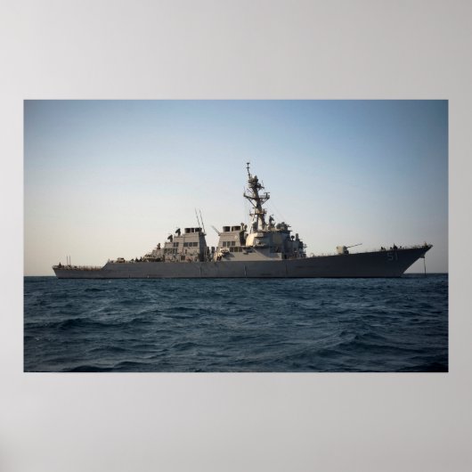 USS Arleigh Burke (DDG 51) Poster (Vorne)