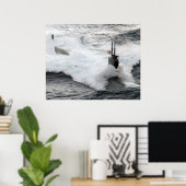 USS Asheville (SSN 758) Poster (Heimbüro)