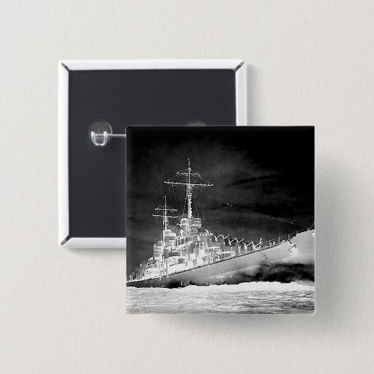 USS Atlanta Button (Vorne & Hinten)