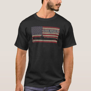 USS Atule SS 403 WW2 U-Boot USA Flag T T-Shirt