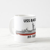 USS Badger Kaffeetasse (Vorderseite Links)