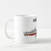 USS Badger Kaffeetasse (Links)