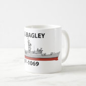 USS Bagley Kaffeetasse (VorderseiteRechts)