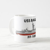 USS Bagley Kaffeetasse (Vorderseite Links)