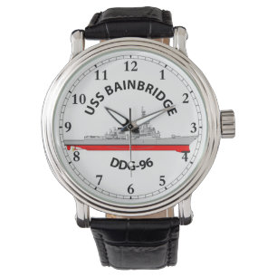 USS BAINBRIDGE - DDG-96 - ARLEIGH BURKE WATCH ARMBANDUHR