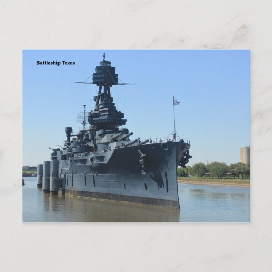 USS Battleship Texas Postcard Postkarte (Vorderseite)