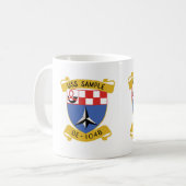 USS-BEISPIELschale Kaffeetasse (Vorderseite Links)