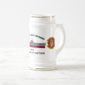 USS Belleau wood, lha-3, mit Emblem, Bierglas (VorderseiteRechts)