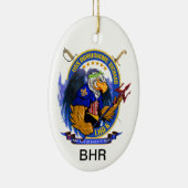 USS Bonhomme Richard LHD-6 lebendes Wappen Keramik Ornament (Rechts)