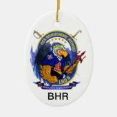 USS Bonhomme Richard LHD-6 lebendes Wappen Keramik Ornament (Vorne)