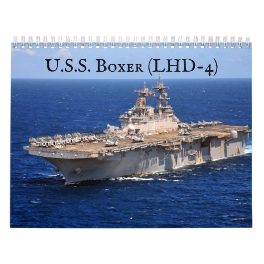 USS Boxer (LHD-4) Kalender (Titelbild)