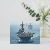 USS Boxer (LHD-4) Postkarte (Stehend Vorderseite)