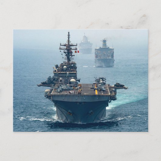 USS Boxer (LHD-4) Postkarte (Vorderseite)