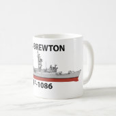USS Brewton Kaffeetasse (VorderseiteRechts)