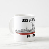 USS Brewton Kaffeetasse (Vorderseite Links)