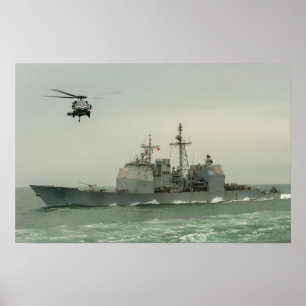 USS Bunker Hill (CG 52) Poster