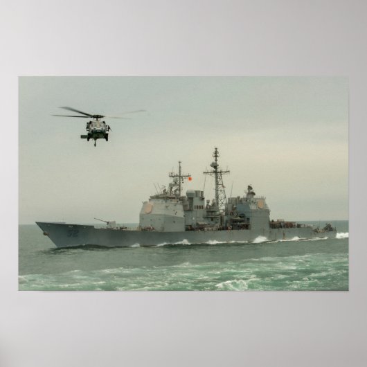 USS Bunker Hill (CG 52) Poster (Vorne)