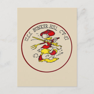 USS Bunker Hill Postkarte