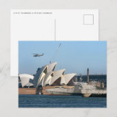 USS Canberra in Sydney Postkarte (Vorne/Hinten)