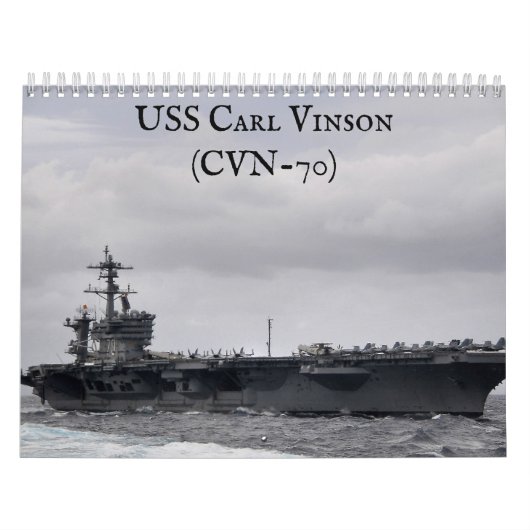 USS Carl Vinson (CVN 70) Kalender (Titelbild)
