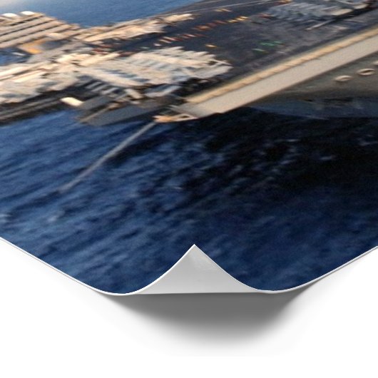 USS Carl Vinson Poster (Ecke)