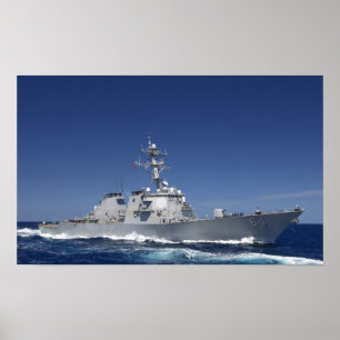USS Carney (DDG 64) Poster
