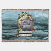 USS Carter Hall FRG Blanket Decke (Vorderseite)