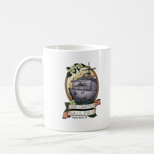 USS Carter Hall FRG Kaffee Tasse (Links)