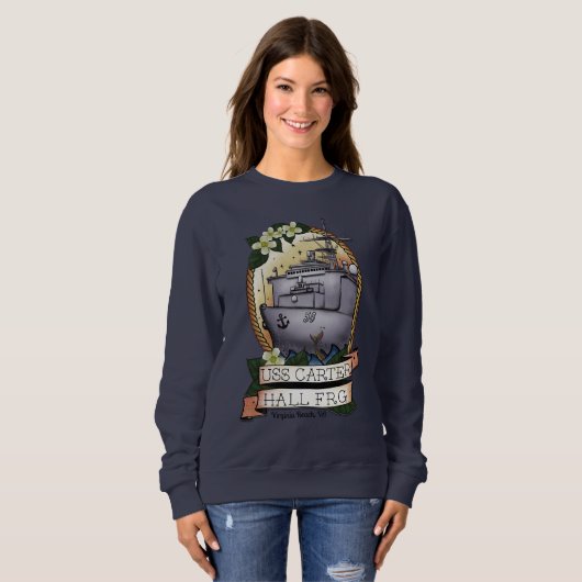USS Carter Hall FRG Sweatshirt  (Vorne ganz)