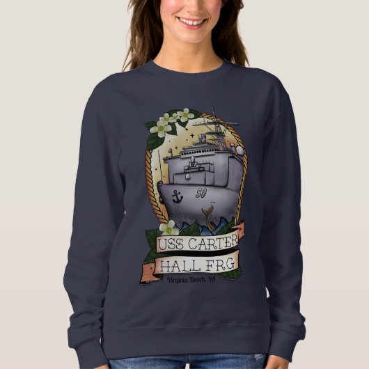 USS Carter Hall FRG Sweatshirt  (Vorderseite)