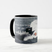 USS Cincinnati (SSN-693) Tasse/BG Sub Image Tasse (Vorderseite Links)