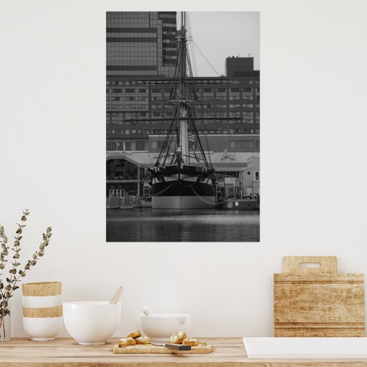 USS Constellation Print Poster (Küche)