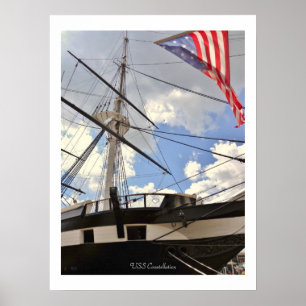 USS Constellation Tall Ship Baltimore Hafen Foto Poster