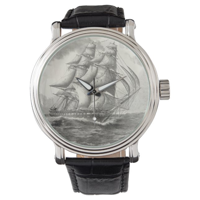 USS Constitution Armbanduhr (Vorderseite)