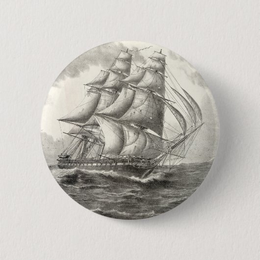 USS Constitution Button (Vorderseite)