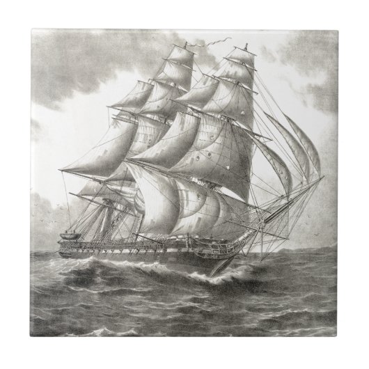USS Constitution Fliese (Vorderseite)