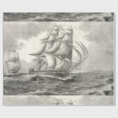 USS Constitution Geschenkpapier (Flach)