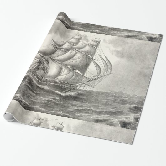 USS Constitution Geschenkpapier (Ungerollt)