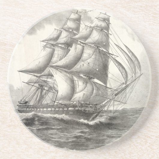 USS Constitution Getränkeuntersetzer (Vorne)