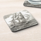 USS Constitution Getränkeuntersetzer (Linke Seite)