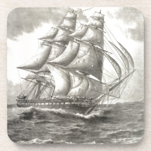 USS Constitution Getränkeuntersetzer