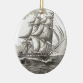 USS Constitution Keramik Ornament (Rechts)
