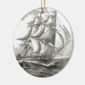 USS Constitution Keramik Ornament (Links)