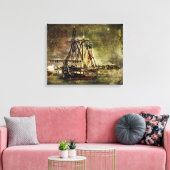 USS CONSTITUTION LEINWANDDRUCK (Insitu (Wohnzimmer))