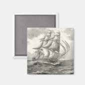USS Constitution Magnet (Vorderseite/Rückseite)