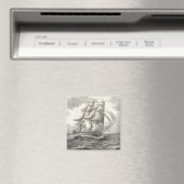 USS Constitution Magnet (In Situ (Geschirrspüler))